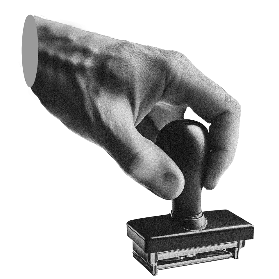FISH_hand en stempel
